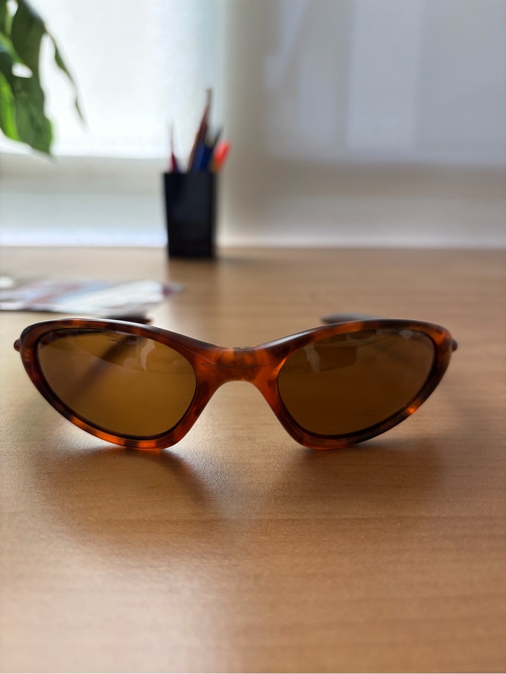 1998 oakley minute 1.0 tortoise gold iridium